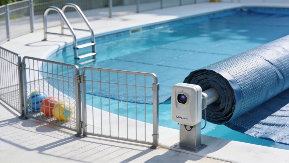 Safety equipment necessary for ensuring security around above ground pools